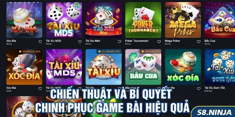 Chiến Thuật Và Bí Quyết Chinh Phục Game Bài Hiệu Quả