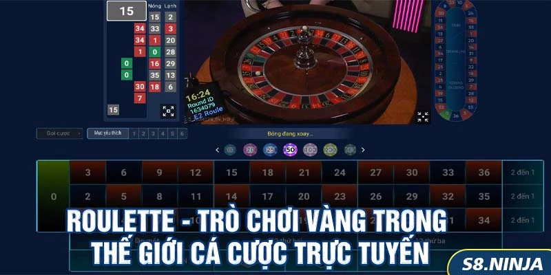Roulette - Trò Chơi Vàng Trong Thế Giới Cá Cược Trực Tuyến