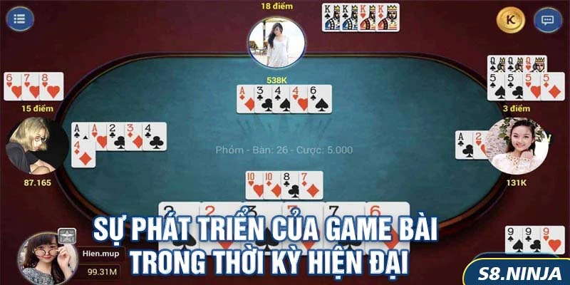 Sự Phát Triển Của Game Bài Trong Thời Kỳ Hiện Đại